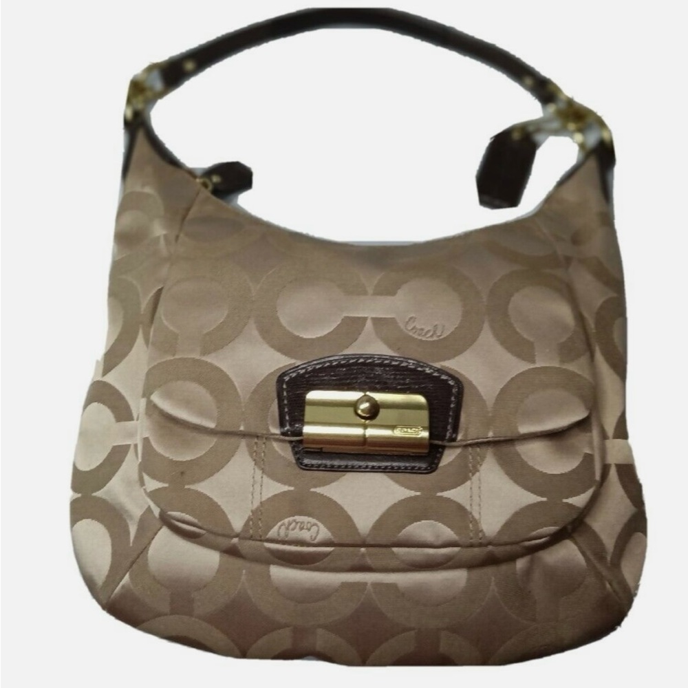 Elegant Couch Kristin OP art Shoulder Bag with Gold Details